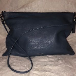 Coach blue cross body bag